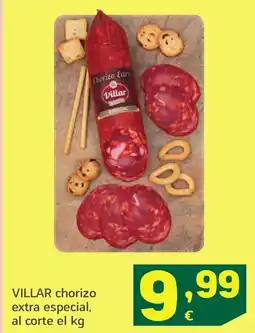 HiperDino VILLAR chorizo extra especial oferta