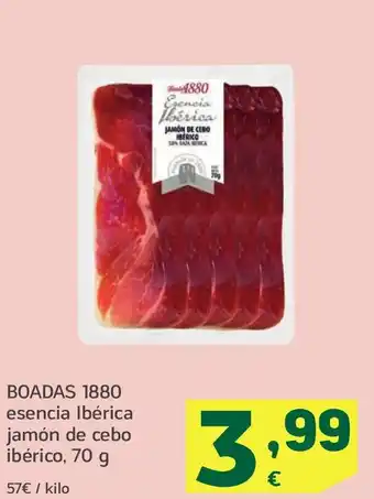 HiperDino BOADAS 1880 esencia Ibérica jamón de cebo ibérico oferta