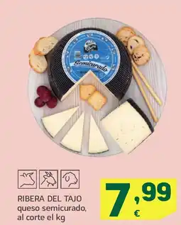 HiperDino RIBERA DEL TAJO queso semicurado oferta