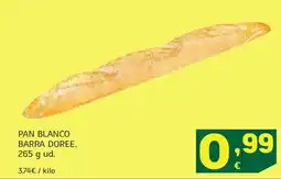 HiperDino Pan blanco barra doree, oferta