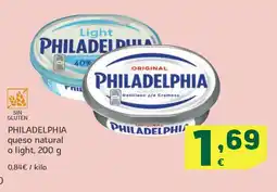 HiperDino PHILADELPHIA queso natural o light oferta