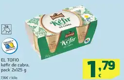 HiperDino EL TOFIO kéfir de cabra oferta
