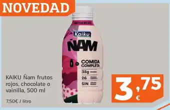 HiperDino KAIKU Ñam frutos rojos, chocolate o vainilla oferta