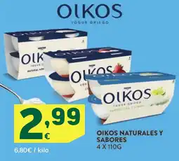 HiperDino OIKOS Naturales y sabores oferta
