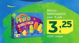 HiperDino Pirulo fantasmikos oferta