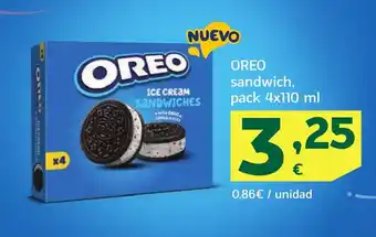 HiperDino OREO sandwich oferta