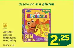 HiperDino ARTIACH galletas dinosaurus mini oferta