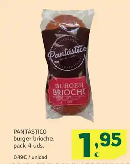 HiperDino PANTÁSTICO burger brioche oferta