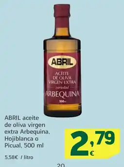 HiperDino ABRIL aceite de oliva virgen extra Arbequina, Hojiblanca o Picual oferta