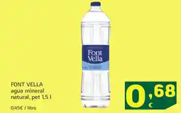 HiperDino FONT VELLA agua mineral natural oferta