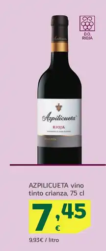 HiperDino AZPILICUETA vino tinto crianza oferta