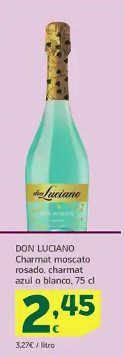 HiperDino DON LUCIANO Charmat moscato rosado, charmat azul o blanco oferta