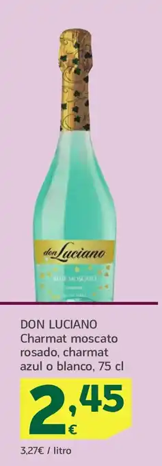 HiperDino DON LUCIANO Charmat moscato rosado, charmat azul o blanco oferta
