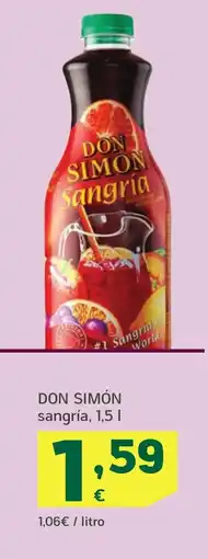 HiperDino DON SIMÓN sangría oferta