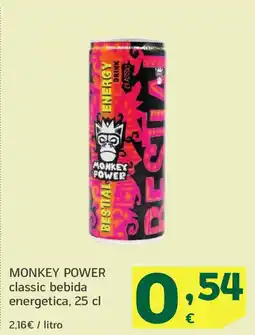 HiperDino MONKEY POWER classic bebida energetica oferta