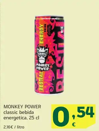 HiperDino MONKEY POWER classic bebida energetica oferta