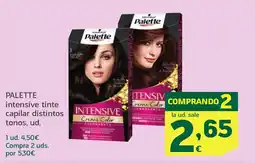 HiperDino PALETTE intensive tinte capilar distintos tonos oferta