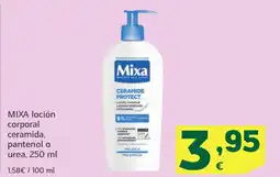 HiperDino MIXA loción corporal ceramida, pantenol o urea oferta