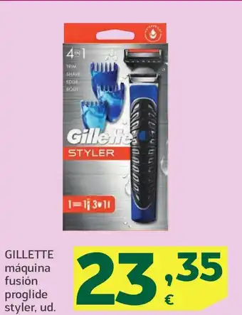 HiperDino GILLETTE máquina fusión proglide styler oferta