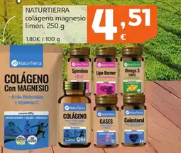 HiperDino NATURTIERRA colágeno magnesio limón oferta