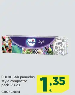 HiperDino COLHOGAR pañuelos style compactos, oferta