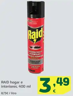 HiperDino RAID hogar e interiores oferta