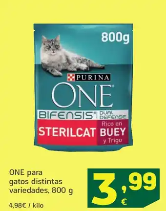 HiperDino ONE para gatos distintas variedades oferta