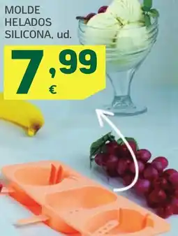 HiperDino Molde helados silicona oferta