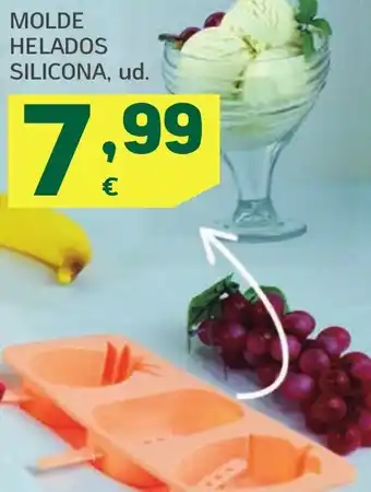 HiperDino Molde helados silicona oferta