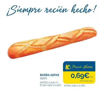 Supermercados La Despensa Barra aspas oferta