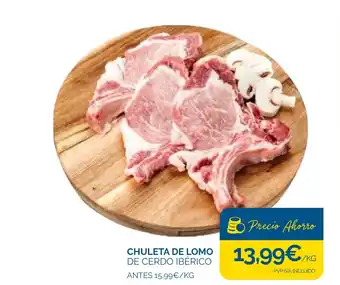 Supermercados La Despensa Chuleta de lomo de cerdo ibérico oferta