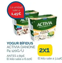 Supermercados La Despensa DANONE Yogur bifidus activia p4 120g/u oferta