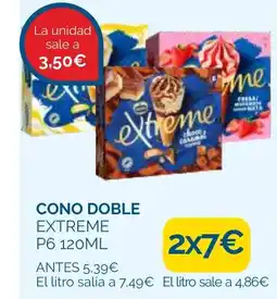 Supermercados La Despensa EXTREME Cono doble oferta