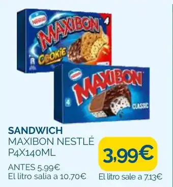 Supermercados La Despensa NESTLÉ Sandwich maxibon oferta