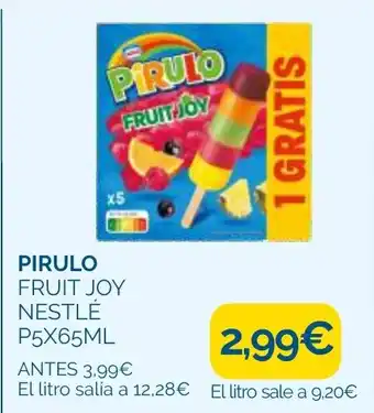 Supermercados La Despensa NESTLÉ Pirulo fruit joy oferta
