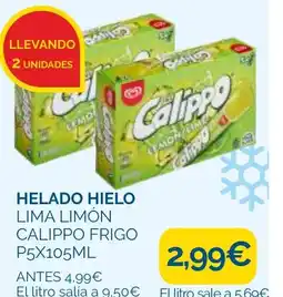 Supermercados La Despensa CALIPPO FRIGO Helado hielo lima limón oferta