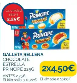 Supermercados La Despensa PRINCIPE Galleta rellena chocolate estrella oferta