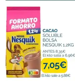 Supermercados La Despensa NESQUIK Cacao soluble bolsa oferta