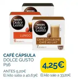 Supermercados La Despensa DOLCE GUSTO Café cápsula P16 oferta