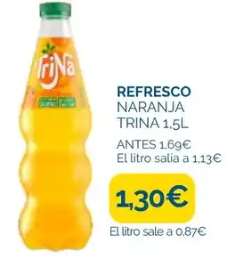 Supermercados La Despensa TRINA Refresco naranja oferta