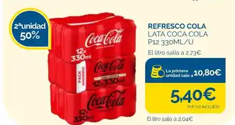 Supermercados La Despensa COCA COLA Refresco cola lata oferta