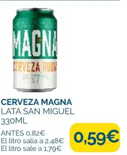 Supermercados La Despensa SAN MIGUEL Cerveza magna oferta