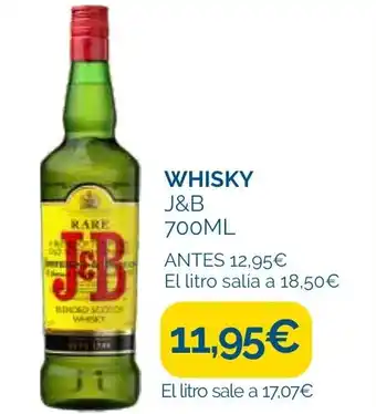 Supermercados La Despensa J&B Whisky oferta