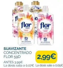 Supermercados La Despensa FLOR Suavizante concentrado oferta