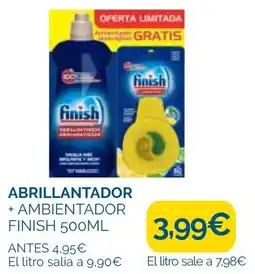 Supermercados La Despensa FINISH Abrillantador + ambientador oferta