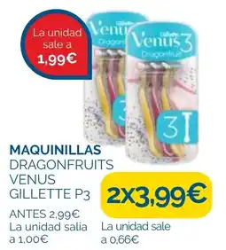 Supermercados La Despensa GILLETTE Maquinillas dragonfruits venus oferta
