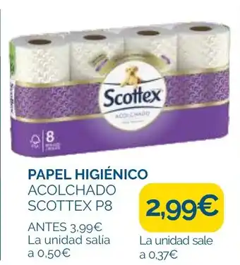 Supermercados La Despensa SCOTTEX Papel higiénico acolchado p8 oferta