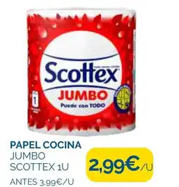 Supermercados La Despensa SCOTTEX Papel cocina jumbo 1u oferta