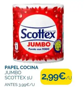 Supermercados La Despensa SCOTTEX Papel cocina jumbo 1u oferta