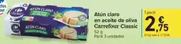 Carrefour Express Atún claro en aceite de oliva Carrefour Classic oferta
